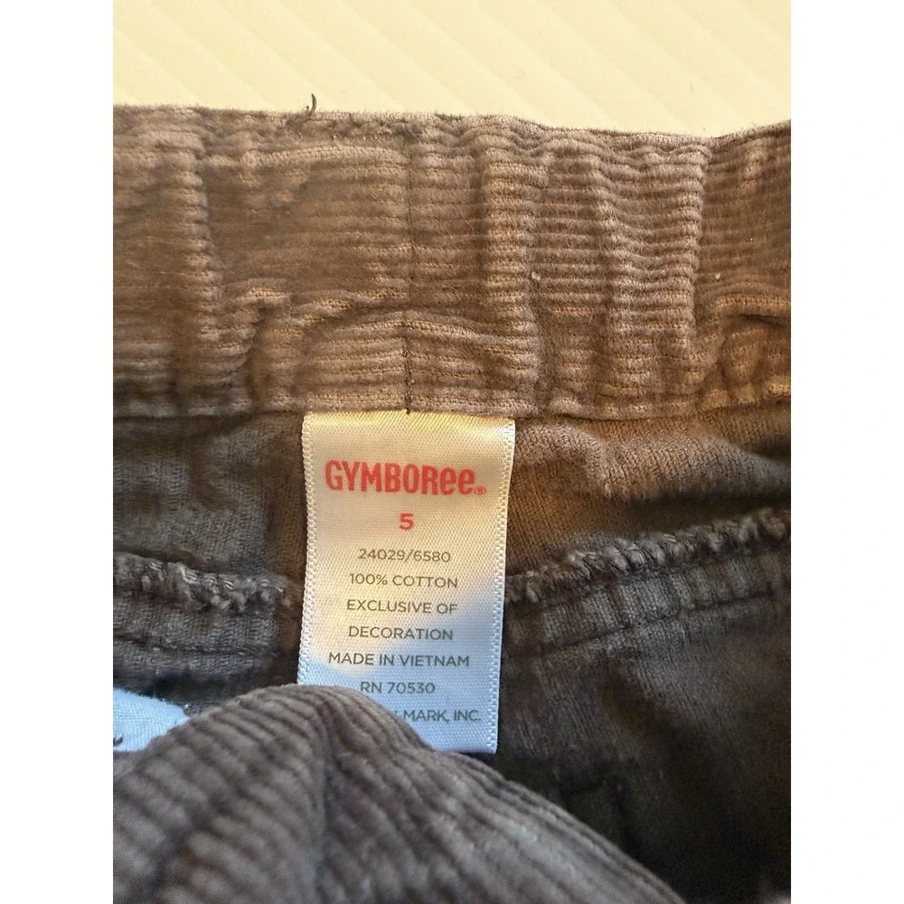 Gymboree REINDEER‎ Size 5 CORDUROY Pants JEANS girls Mountain Cabin Deer Brown